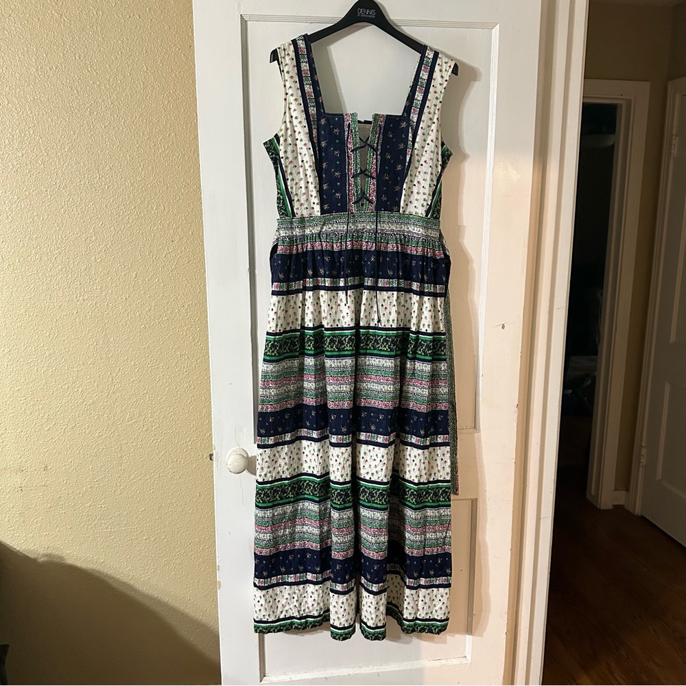 Loungees vintage Floral Patterned Prairie Dress - Picture 1 of 10